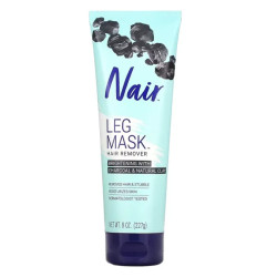 Маска для депіляції ніг, Nair Hair Remover Leg Mask, з деревним вугіллям та натуральною глиною, 227 г