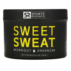 Передтренувальний гель, Sports Research Sweet Sweat, натуральний аромат, 184 г