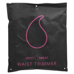 Пояс для похудения размер M, Sports Research Sweet Sweat Waist Trimmer, черный и розовый, 1 шт