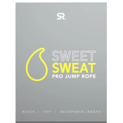 Скакалка для тренувань, чорна, Jump Rope Sports Research, 1 шт
