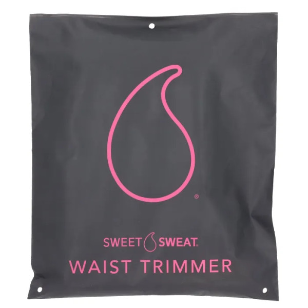Пояс для схуднення, Sweet Sweat Waist Trimmer, Sports Research, розмір S, колір чорний та рожевий, 1 шт