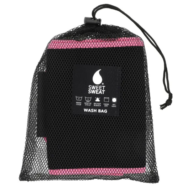 Пояс для схуднення, Sweet Sweat Waist Trimmer, Sports Research, розмір S, колір чорний та рожевий, 1 шт