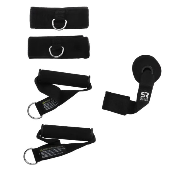Еспандери еластичні, Performance Resistance Bands, Sports Research, набір з 12 предметів