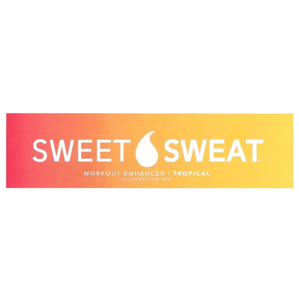 Підсилювач тренування, Workout Enhancer, Sweet Sweat, Sports Research, гель з тропічним ароматом, 182 г