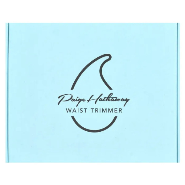 Пояс-триммер для талії, Paige Hathaway Waist Trimmer, Sports Research, розмір XS\/S, блакитний, + Спрей для чищення пояса + Підсилювач тренувань, набір з 3 предметів