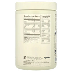 Колагенові органічні пептиди, смак темний шоколад, Sports Research Organic Collagen Peptides, 480 г