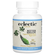 Екстракт гіркої дині, Eclectic Institute Bitter Melon Extract, 200 мг, 90 капсул