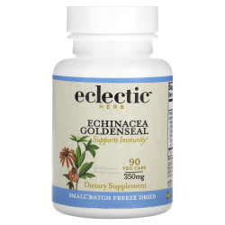Эхинацея 350 мг, Eclectic Institute Echinacea, 90 капсул