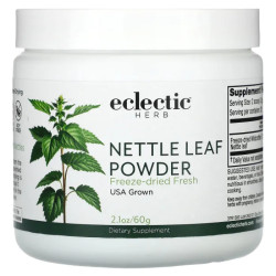 Листя кропиви, Eclectic Institute Nettle Leaf, 60 г