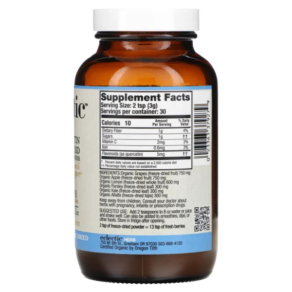 Кверцетин (Quercetin), Eclectic Institute, 90 грам