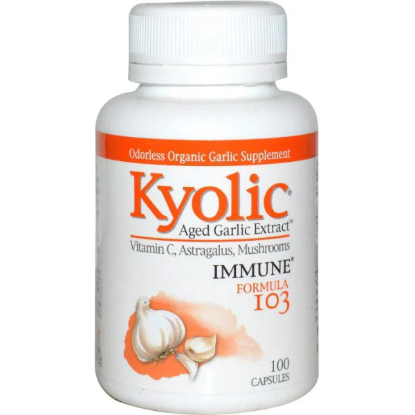 Імунна формула, Immune Formula 103, Wakunaga-Kyolic, 100 капсул