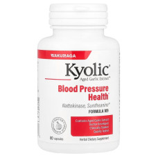 Часник, екстракт Aged Garlic Extract, Wakunaga-Kyolic, формула 109, для нормалізації артеріального тиску, 80 капсул