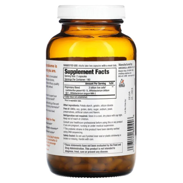 Пробіотики дофілус для травлення та імунітету, Kyo-Dophilus, Wakunaga - Kyolic, щоденні, 360 капсул