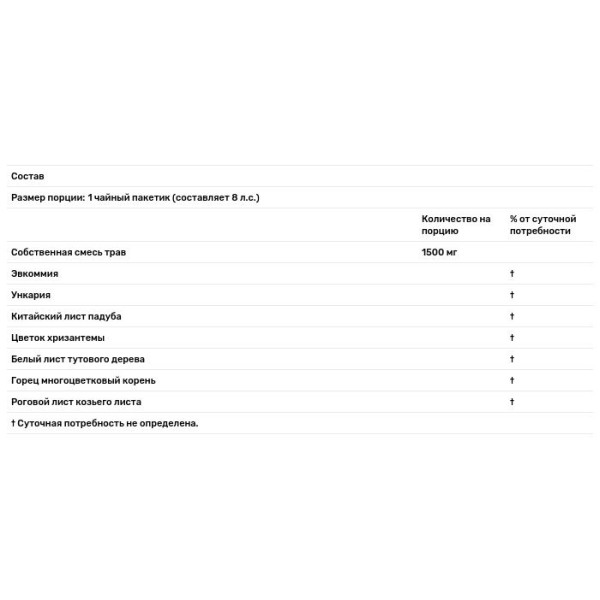 Чай від тиску, Blood Pressure, Triple Leaf Tea, без кофеїну, 20 чайних пакетів, 40 г