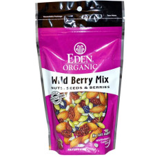 Суміш горіхів, насіння та ягід, Wild Berry Mix Nuts Seeds & Berries Eden Foods, органік, 113 г