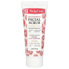 Скраб для обличчя, De La Cruz Facial Scrub, екстракт насіння грейпфрута алое вера екстракт папаї 170 г
