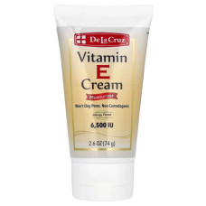 Крем із вітаміном E 6000 МО, De La Cruz Vitamin E Cream, 74 г