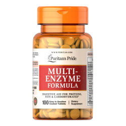 Мультиферменти, Multi Enzyme Puritan's Pride, 100 таблеток