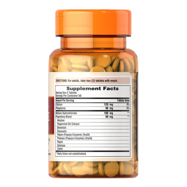 Мульті ензими, Multi Enzyme, Puritan's Pride, 100 таблеток