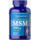 МСМ, Метилсульфонілметан, MSM, Puritan's Pride 1500 mg, 120 каплет