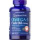 Омега-3 риб'ячий жир, Omega-3 Fish Oil, Puritan's Pride, 1200 мг, 360 мг активного, 100 гелевих капсул