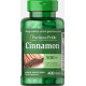 Кориця, Cinnamon, Puritan's Pride, 500 мг, 400 капсул