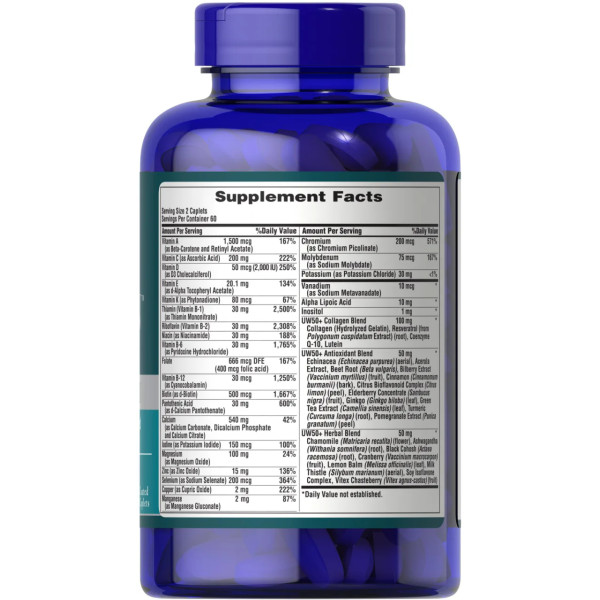 Мультивітаміни для жінок 50+, Ultra Woman ™ 50 Plus Multi-Vitamin, Puritan's Pride, 120 каплет