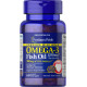 Омега-3 риб'ячий жир, Omega-3 Fish Oil, Puritan's Pride, 1290 мг, 900 мг активного, 60 міні-капсул