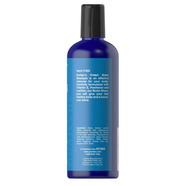 Шампунь з біотином, Biotin Shampoo, Puritan's Pride, 354 мл