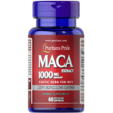 Маку для чоловіків 1000 мг, Puritan's Pride Maca Herb for Men, 60 капсул