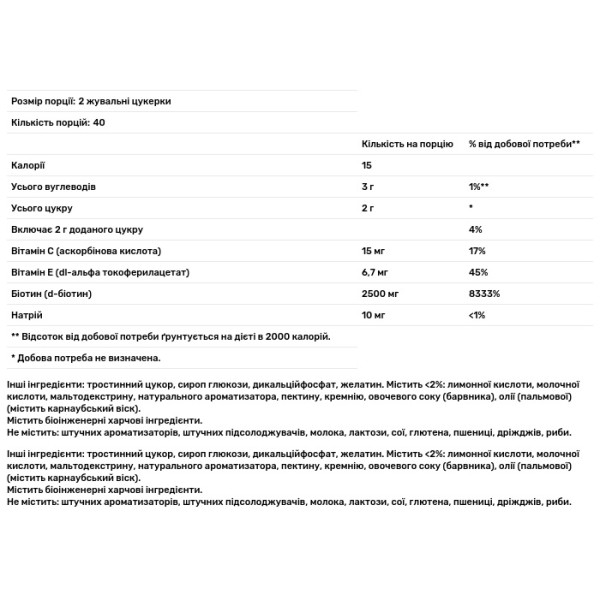 Формула для шкіри, волосся і нігтів, Hair, Skin & Nails, Puritan's Pride, зі смаком полуниці, 80 жувальних цукерок