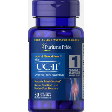 Колаген типу II (UC-II) 40 мг, Puritan's Pride UC-II, 30 капсул