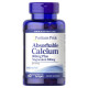Кальцій плюс магній, Absorbable Calcium plus Magnesium, Puritan's Pride, 600 мг \/ 300 мг, 60 гелевих капсул