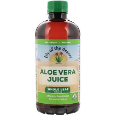 Сік алое віра, фільтрований, з м'якуша листя, Aloe Vera Juice Lily of the Desert, 946 мл