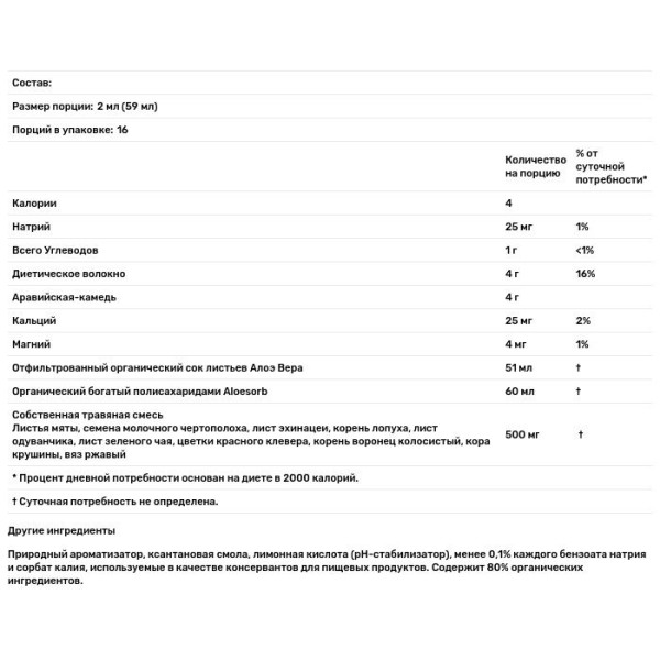 Алое, формула очищення, Aloe, Detox Formula, Lily of the Desert, трава, 960 мл