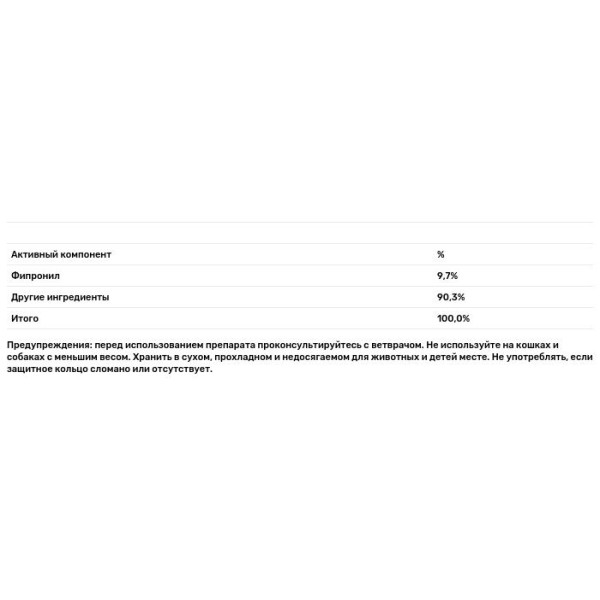 Средство от блох для собак, Flea + Tick Defense, 21st Century, 40-60 кг, 3 аппликатора