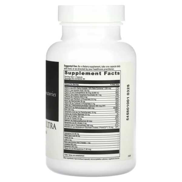 Мультивітаміни і мінерали, Daily Best Ultra, DaVinci Laboratories of Vermont, 60 капсул