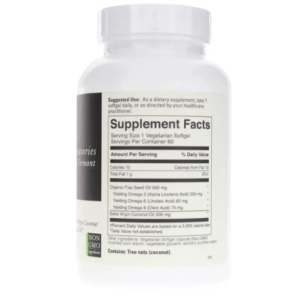 Омега 3-6-9, CocOmega, DaVinci Laboratories of Vermont, 60 гелевих капсул