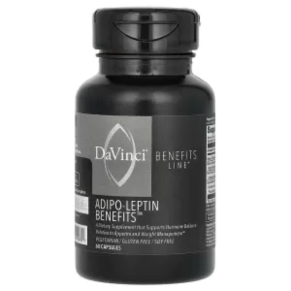 Зниження ваги, Adipo-Leptin Benefits, DaVinci Laboratories of Vermont, переваги адіполептину, 60 капсул