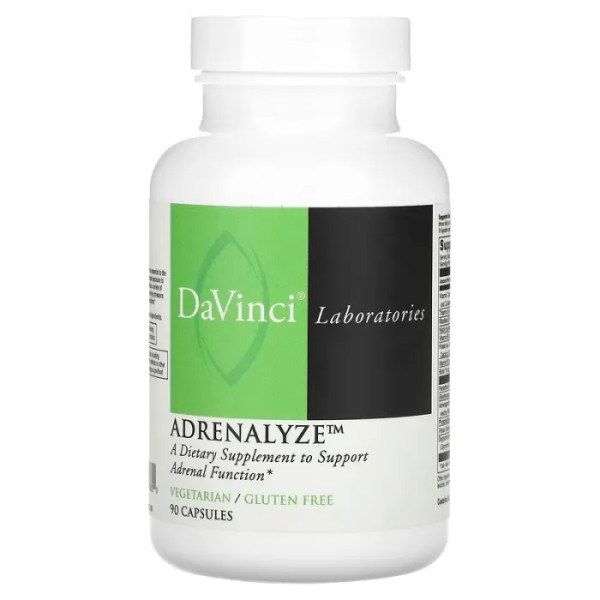 Підтримка наднирників, Adrenalyze, DaVinci Laboratories of Vermont, 90 капсул