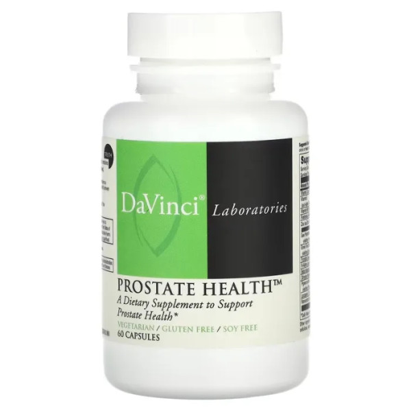 Здоров'я простати, Prostate Health, DaVinci Laboratories of Vermont, для чоловіків, 60 капсул