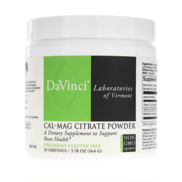 Кальцій, магній + вітамін D, Cal-Mag Citrate, DaVinci Laboratories of Vermont, порошок, 164 г
