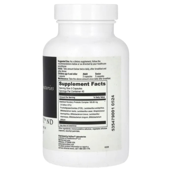 Пробіотик, Mega Probiotic-ND, DaVinci Laboratories of Vermont, 120 капсул