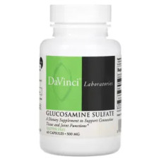 Глюкозамін сульфат 500 мг, Glucosamine Sulfate DaVinci Laboratories of Vermont, 60 капсул