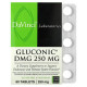 Диметилгліцин, Gluconic DMG, DaVinci Laboratories of Vermont, 250 мг, 60 таблеток