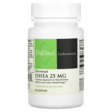 ДГЕА мікронізований 25 мг, Micronized DHEA DaVinci Laboratories of Vermont, 90 капсул