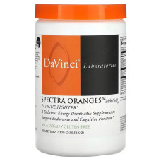 Комплекс для энергии и мозга с CoQ10, DaVinci Laboratories Spectra Oranges, вкус апельсина, 300 г