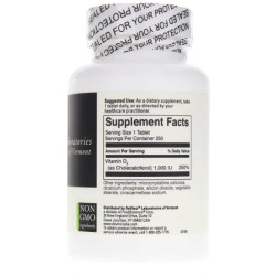 Витамин D3 1000 IU, DaVinci Laboratories of Vermont Vitamin D3, 250 таблеток