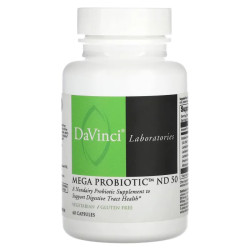 Пробіотик, DaVinci Laboratories of Vermont Mega Probiotic-ND 50, 60 капсул