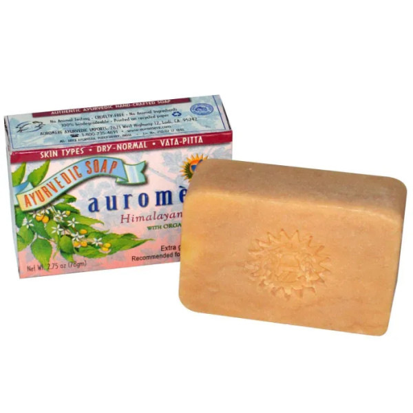 Мило гімалайська троянда, Ayurvedic Soap, Auromere, 78 гр.